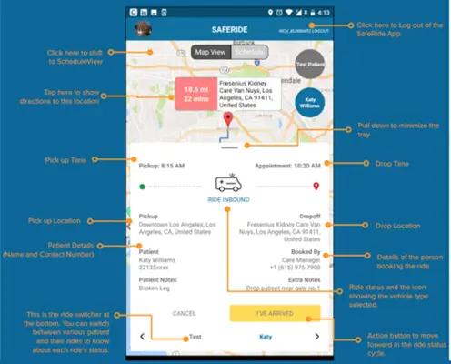 SafeRide Health android App screenshot 6