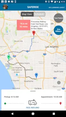 SafeRide Health android App screenshot 7